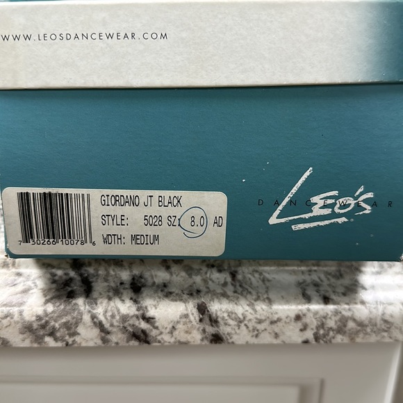 Like new! Leo’s Giordano jazz tap oxford size 8AM - Picture 2 of 4